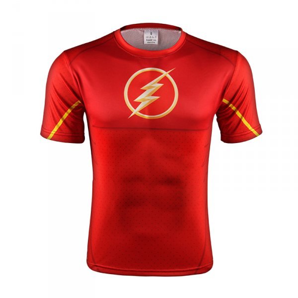 Gadgets House - Sportovní tričko - Flash (Velikost XXL , červené)