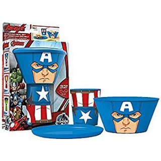 Geekplanet - Jídelní set - Captain America