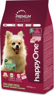 HappyOne Premium Dog Small Breeds Fresh Meat 10 kg - krmivo pro dospělé psy