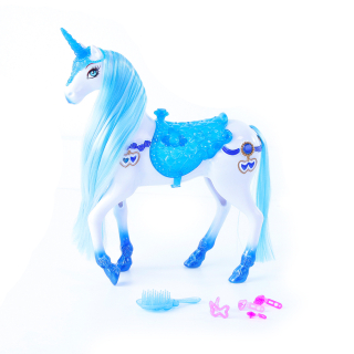 Rappa - Česací modro-bílý kůň se zvukem a světlem