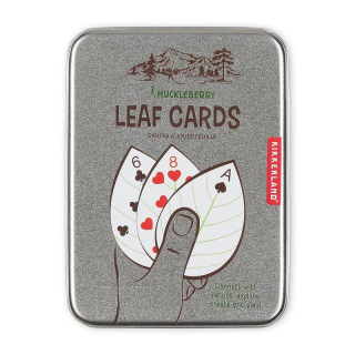 Kikkerland - Hráčské karty ve tvaru listů Huckleberry