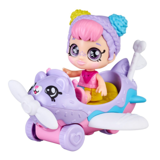 Kindi Kids - Mini panenka Rainbow Kate - letadlo