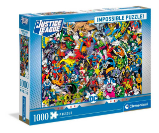Clementoni Puzzles - Puzzle 1000 dílků Impossible - DC Comics