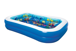 Bestway - Nafukovací bazén Family Pool Deluxe 3D Play Adventure 262 x 175 x 51