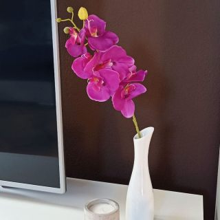 4Leaders Domácnost - Umělé květiny orchidej - růžová