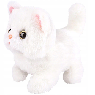 Alum - Interaktivní plyšové bílé kotě