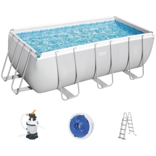 Bestway - Nadzemní bazén Power Steel 412 x 201 x 122 cm, filtrace, schůdky