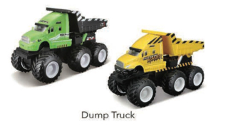 Maisto Toys - Builder Zone Quarry monsters, užitkové vozy, sklápěcí vůz, 21 cm